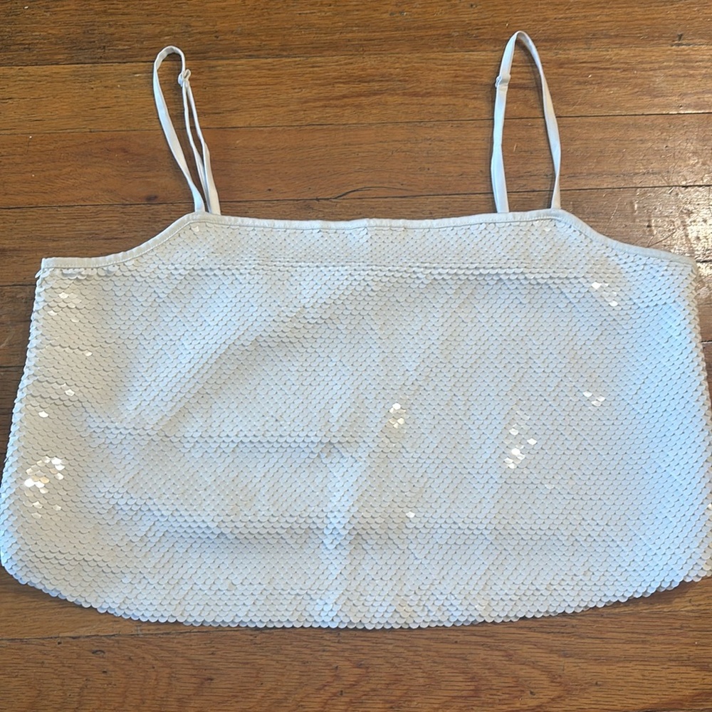 Like brand new Abercrombie and Fitch Sequin Crop Top